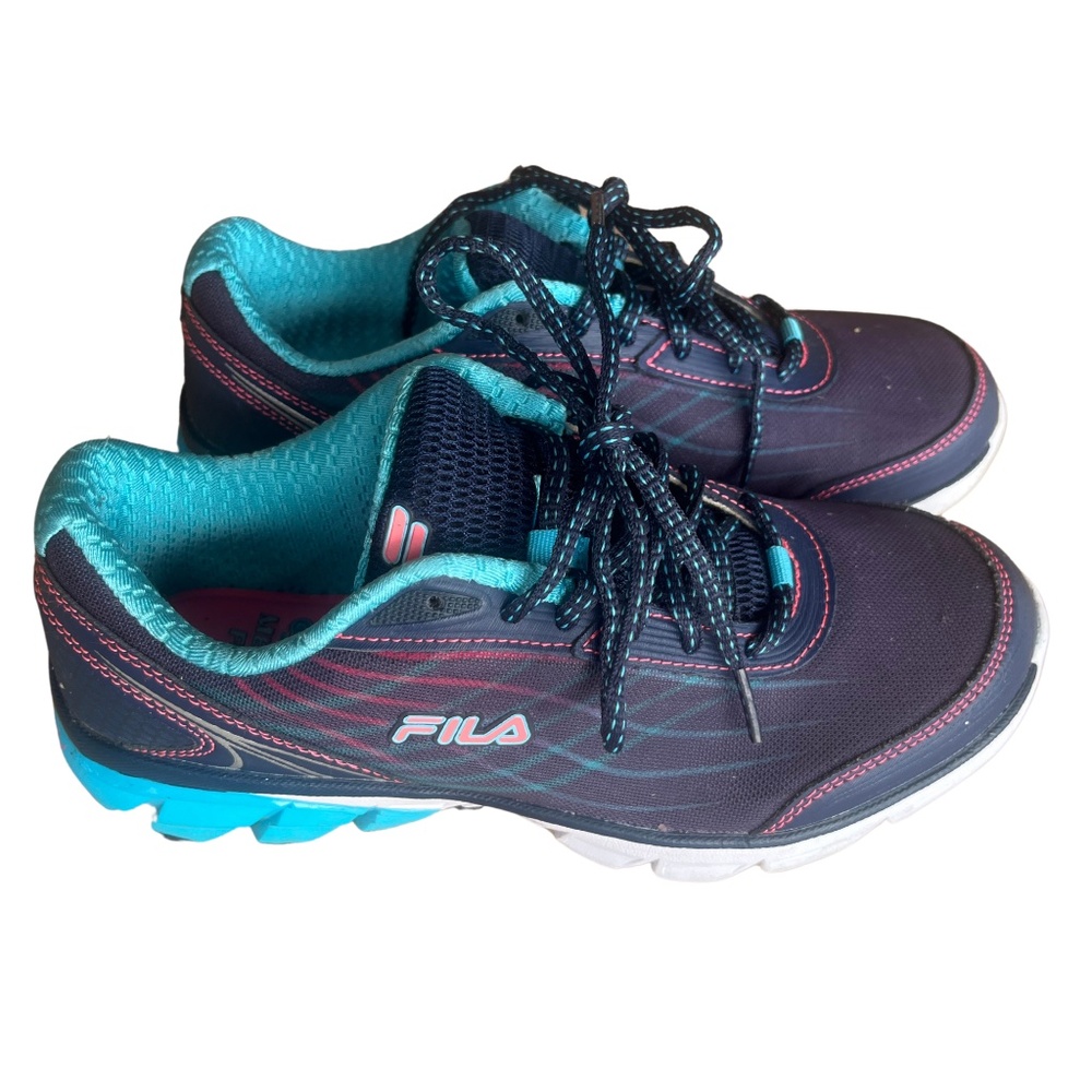 Fila Multicolor Geometric Athletic Women Shoes SIZE 8 Barely Worn